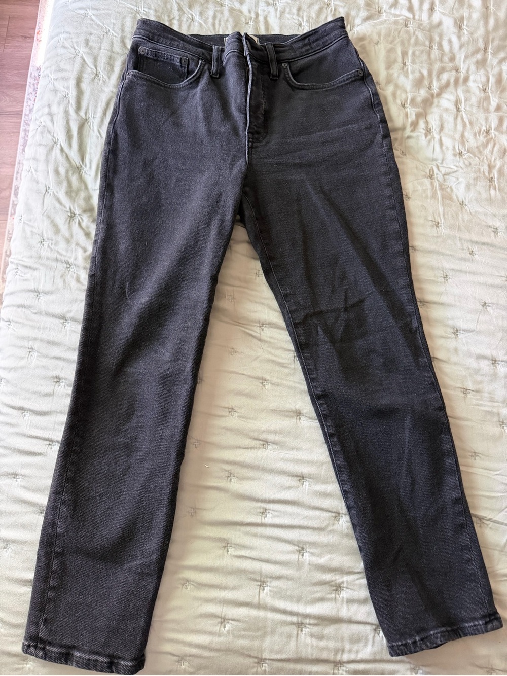 Madewell Women's Black Slim Straight Jeans